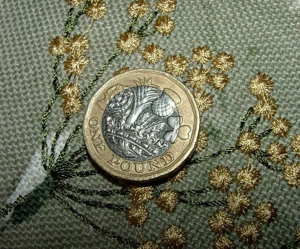 Embroidered Curtain Fabric Botanical Green Floral Upholstery Cushion  12 Metres16