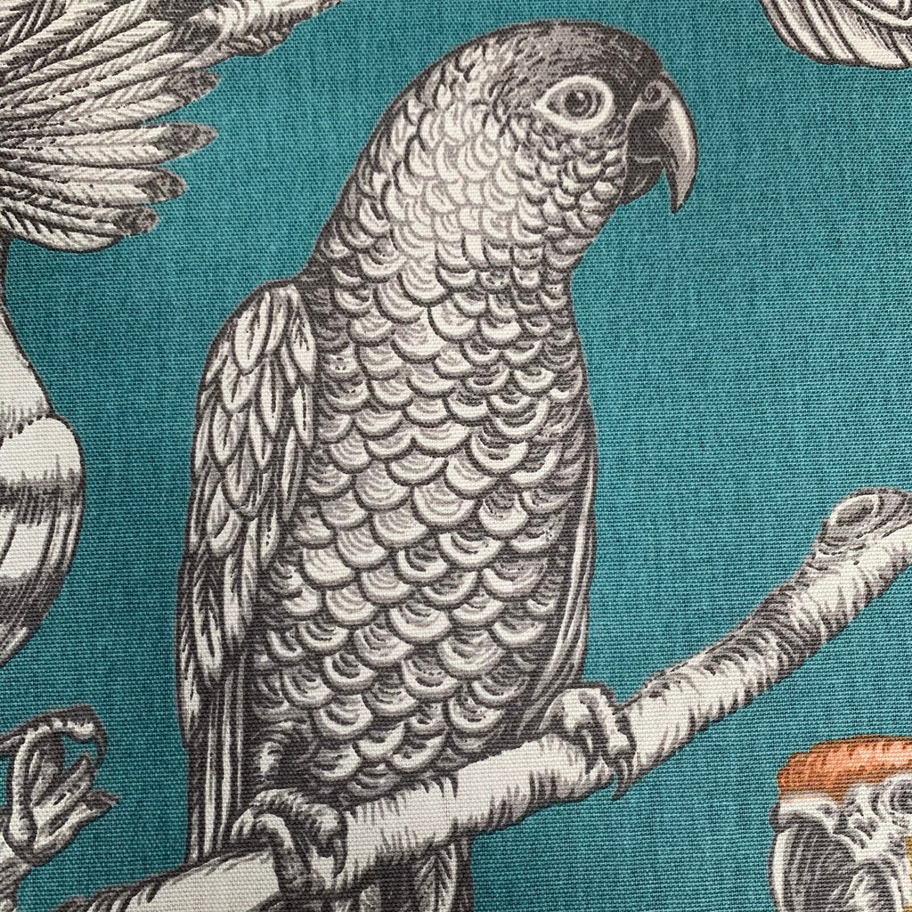 2.8 Metres iLiv Aviary Lagoon Parrot Bird Curtain Upholstery Cushion Fabric