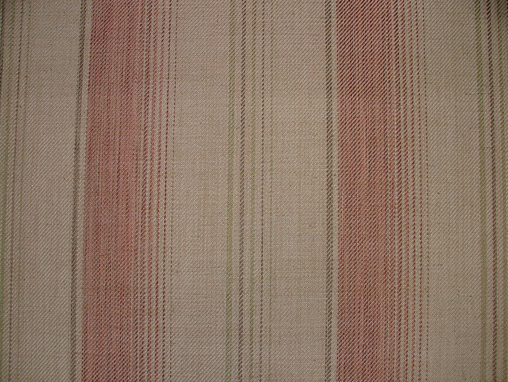 2.8 Metres iLiv Sackville Stripe Rosa Woven Curtain Upholstery Cushion Fabric