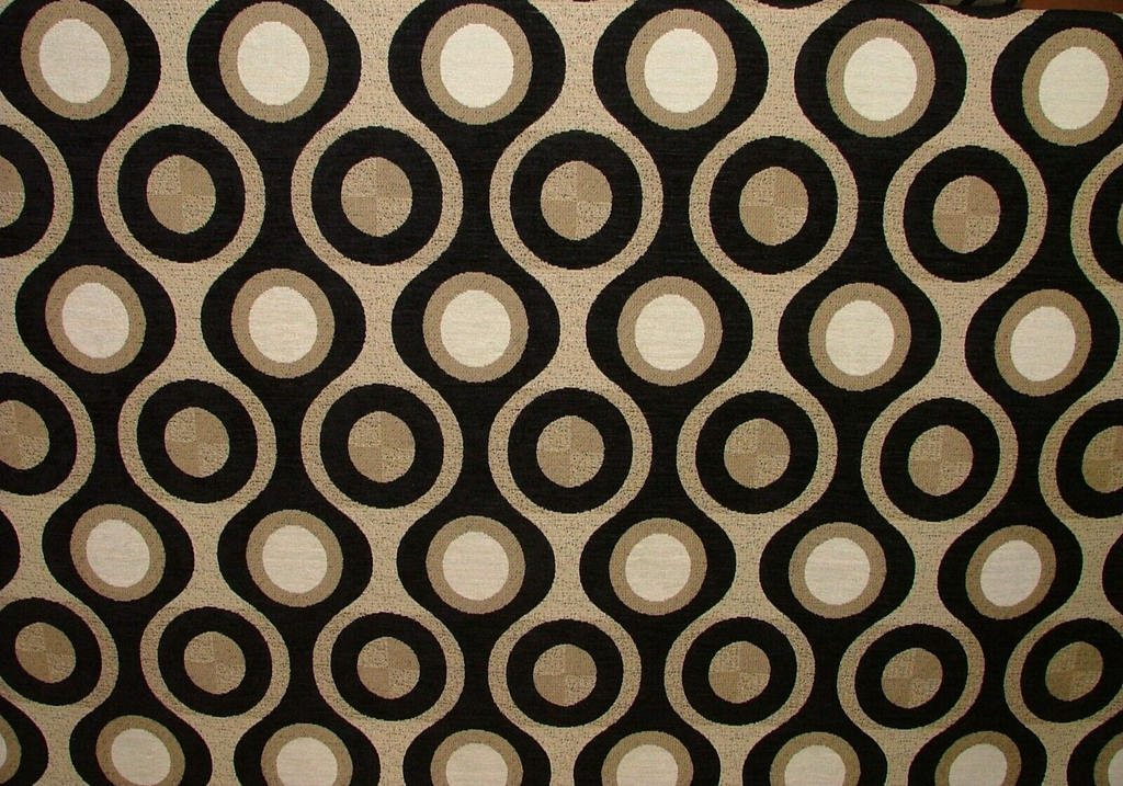 16 Metres Geometric Plush Chenille Fabric Curtain Upholstery Cushion RRP £720.00