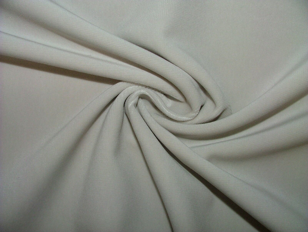 13 Metres Romo Cream Velvet Fabric Curtain Upholstery Cushion RRP £1085.50