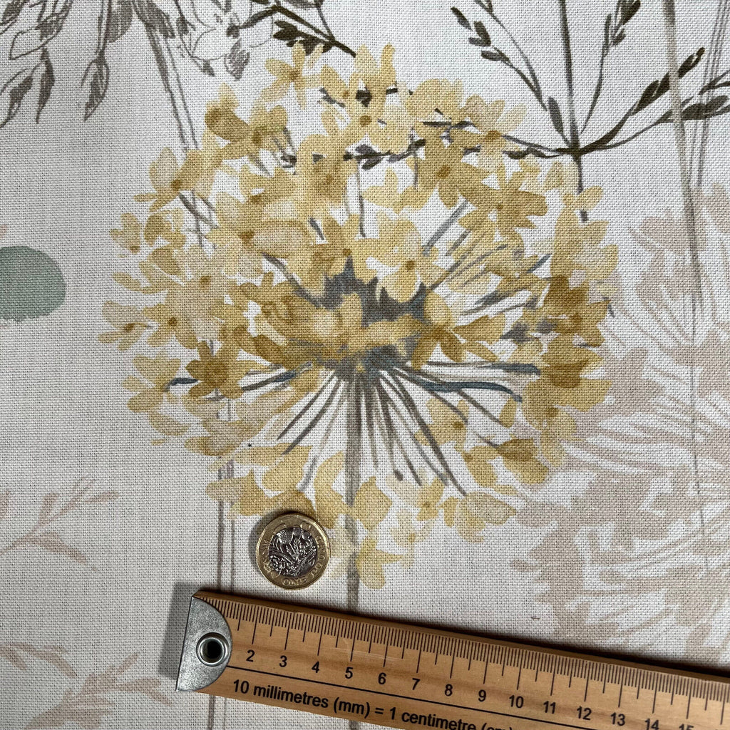 4.4 Metres iLiv Country Journal Fern 100% Cotton Curtain Cushion Blind Fabric