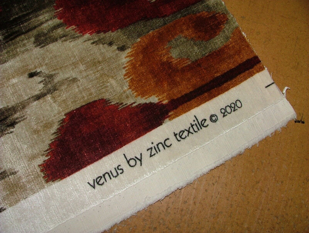 Zinc Textiles Venus Spice Romo Velvet Fabric Upholstery Cushion RRP £101.78