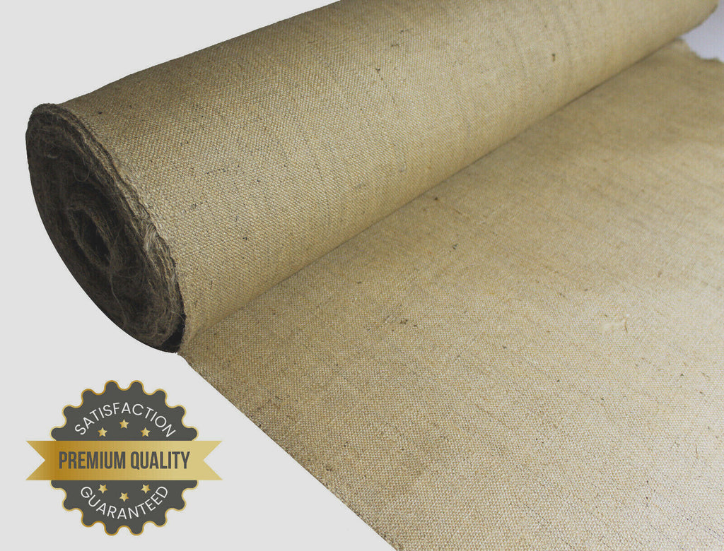 30Mts 36" Wide 15oz Heavy Duty Spring Canvas Hessian Upholstery Fabric Tarpaulin