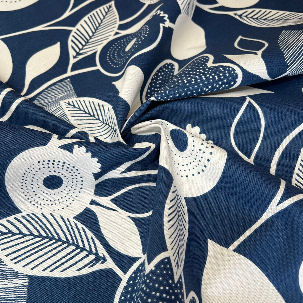 3 Metres iLiv Nordic Indigo 100% Cotton Curtain Cushion Blind Craft Fabric