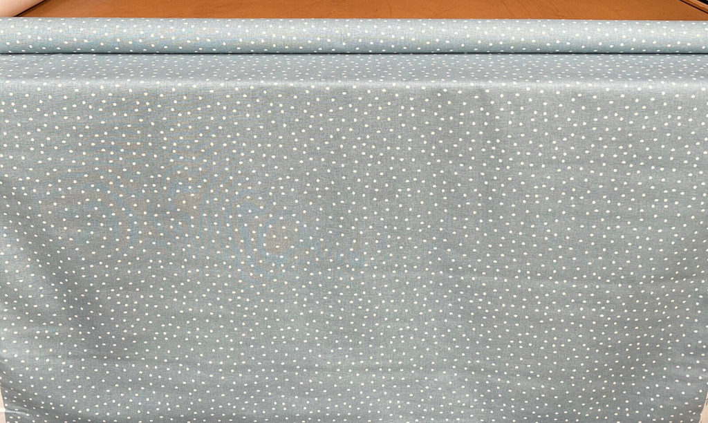 3.5 Metres iLiv Spotty Ocean Blue Cotton Curtain Upholstery Cushion Blind Fabric