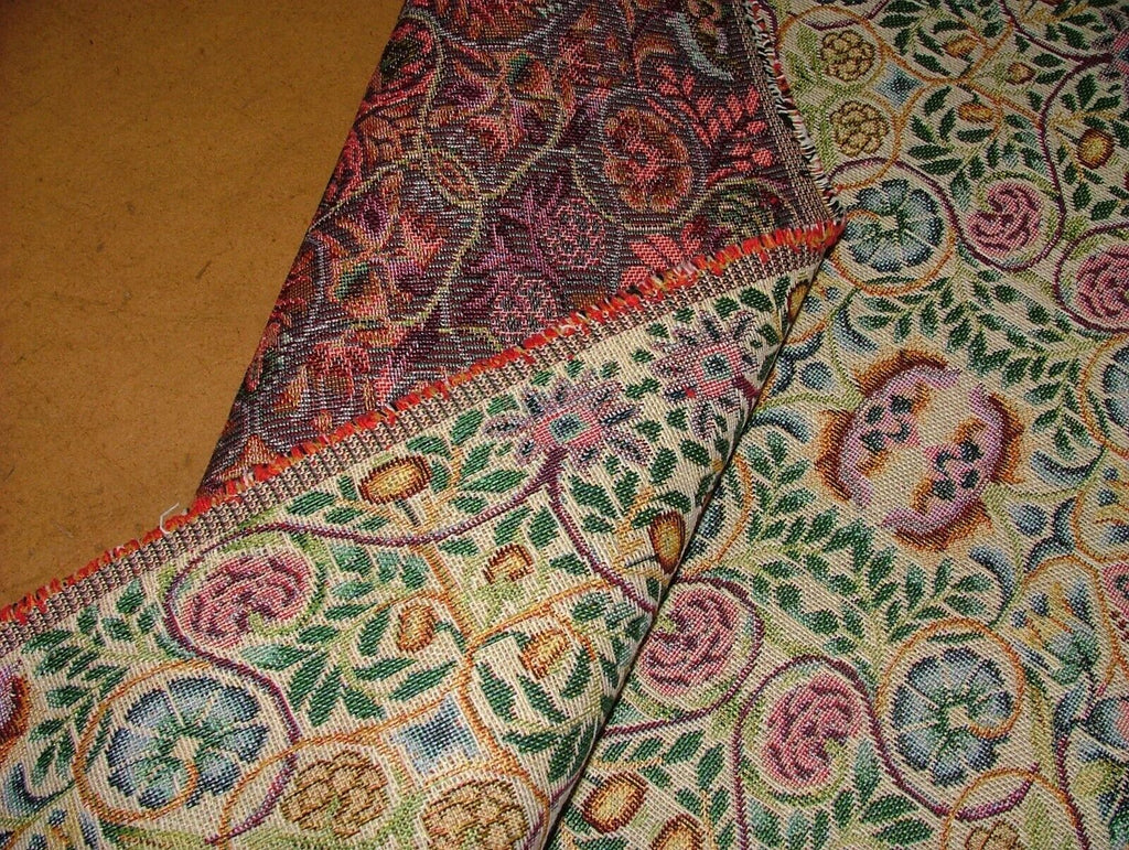 William Morris Rose And Pomegranate Tapestry Curtain Upholstery Cushion Fabric