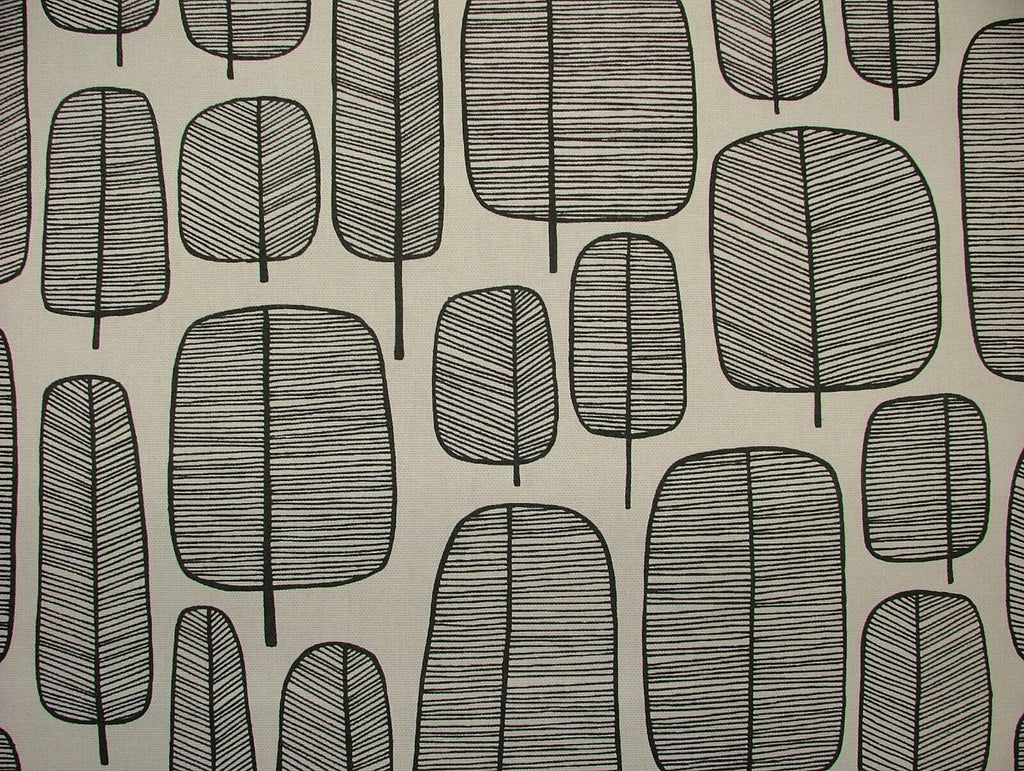 MissPrint Little Trees Monochrome Scandi Curtain Upholstery Cushion Fabric