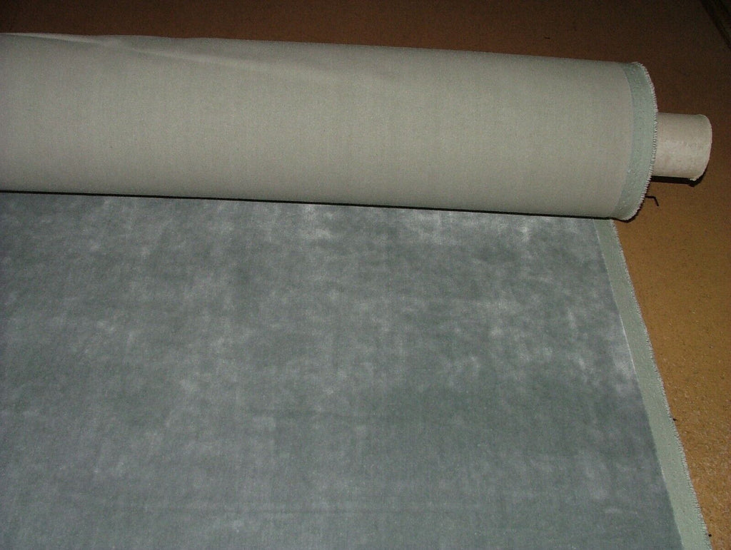 6.5 Metres Romo Steel Grey Velvet Fabric Curtain Upholstery Cushion RRP £744.25