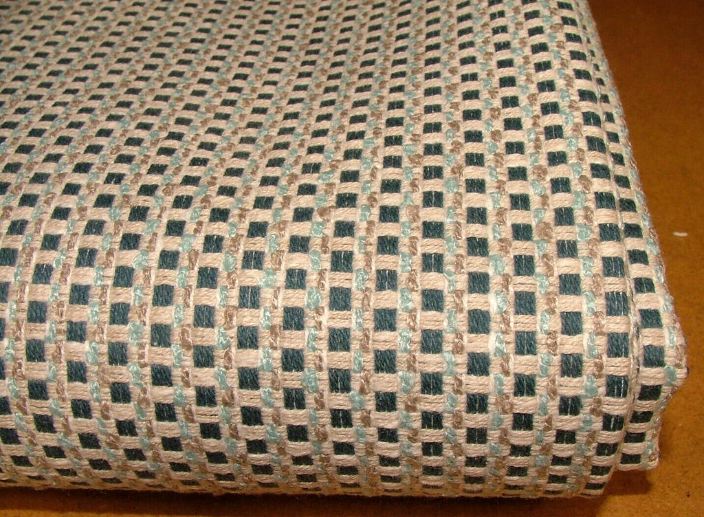 2.7 Metres iLiv Kensal Petrol Textured Woven Fabric Cushion Curtain Upholstery