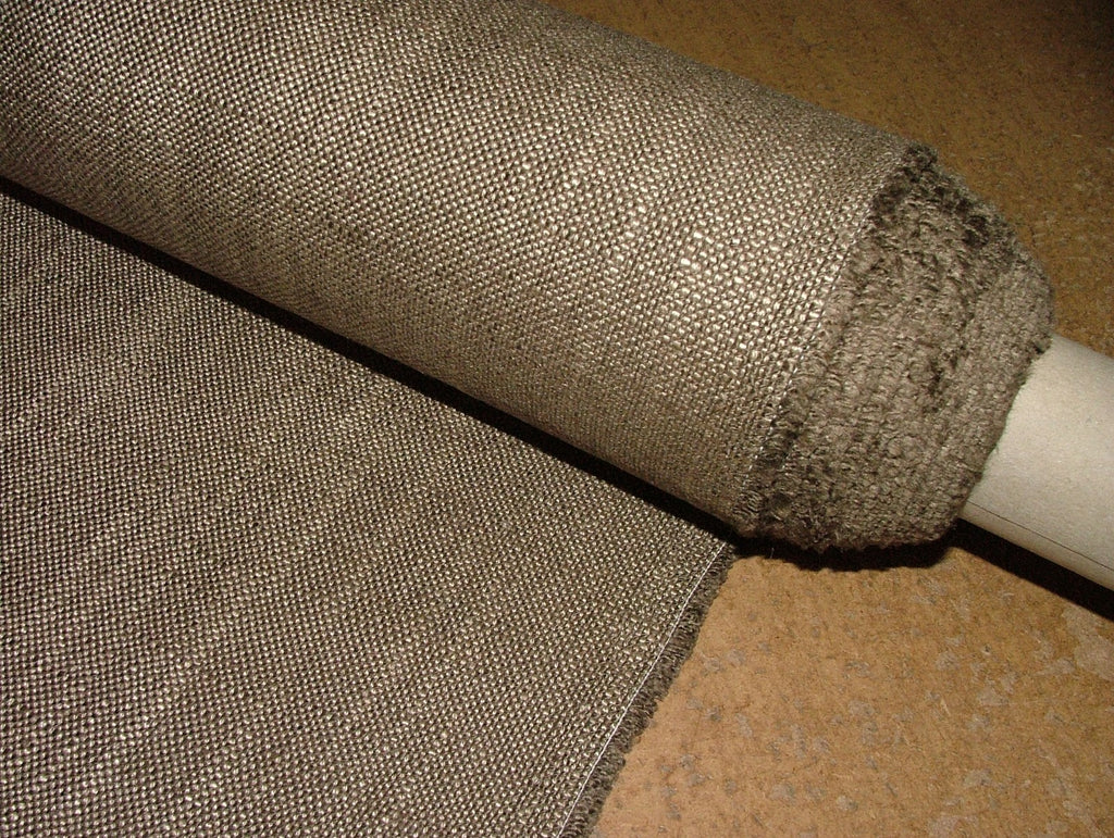 Romo Linen Blend Fabric Leoni Cocoa Upholstery Cushion RRP £477.90  - 5.9 Metres2
