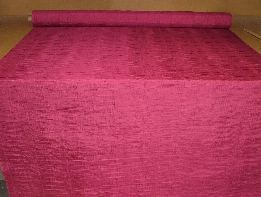 Romo Silk Curtain Fabric Azalea Pink Pleated Upholstery Cushion  - 19.5 Metres7