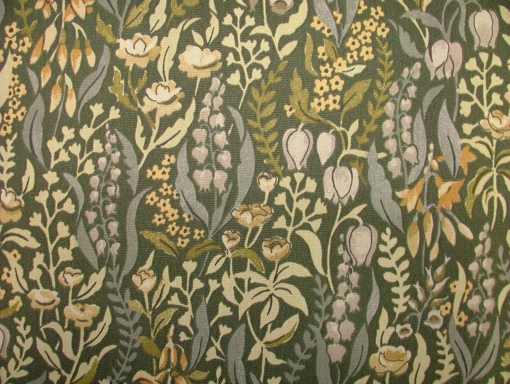 5.6 Metres Kelmscott Moss Woven Cotton Fabric Cushion Curtain Upholstery