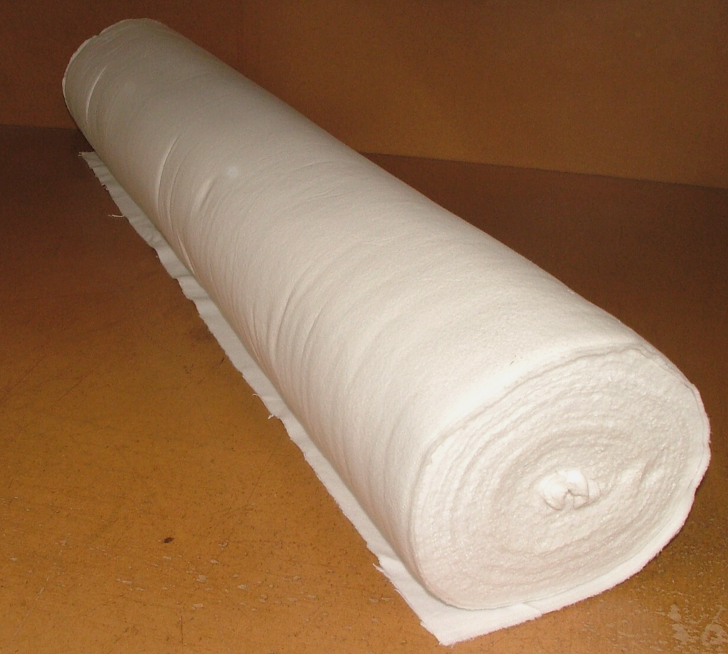 38 Metres Pre Shrunk Cotton Domett Bump Curtain / Roman Blind Interlining Fabric1