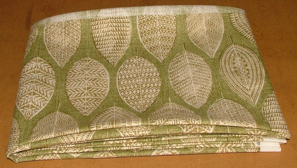 2.4 Metres iLiv Malabar Pistachio Woven Cotton Fabric Cushion Curtain Upholstery