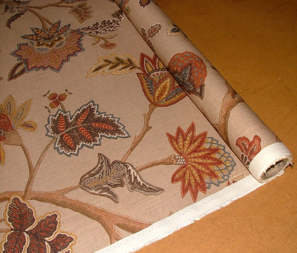 2.4 Metres iLiv Chanderi Oatmeal Linen Mix Fabric Cushion Curtain Upholstery