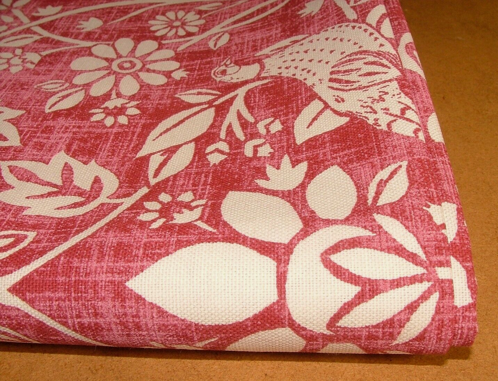 3.4 Metres iLiv Heathland Rouge Woven Cotton Fabric Cushion Curtain Upholstery