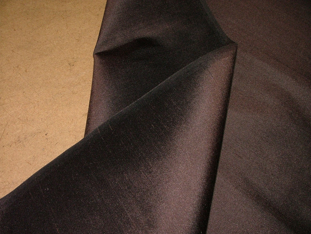 Romo Silk Curtain Fabric Osaka Chocolate Soft Furnishing RRP £1280.00- 20 Metres7