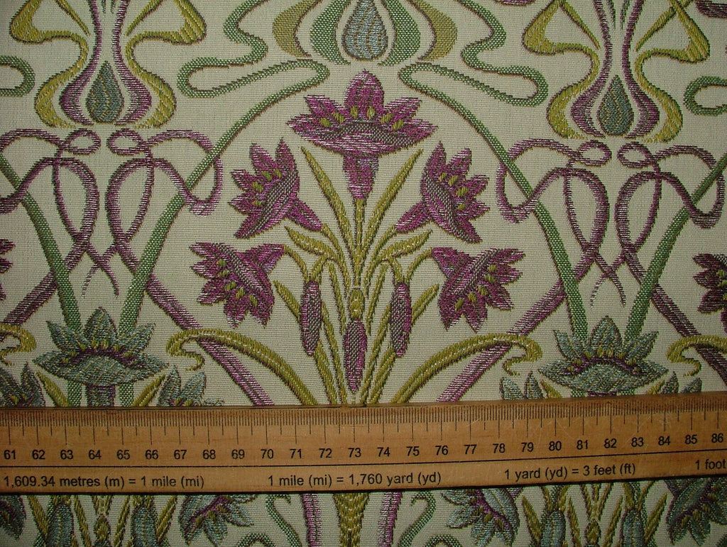 2 Metres Art Nouveau Tiffany Mulberry Thick Jacquard Curtain Upholstery Cushion