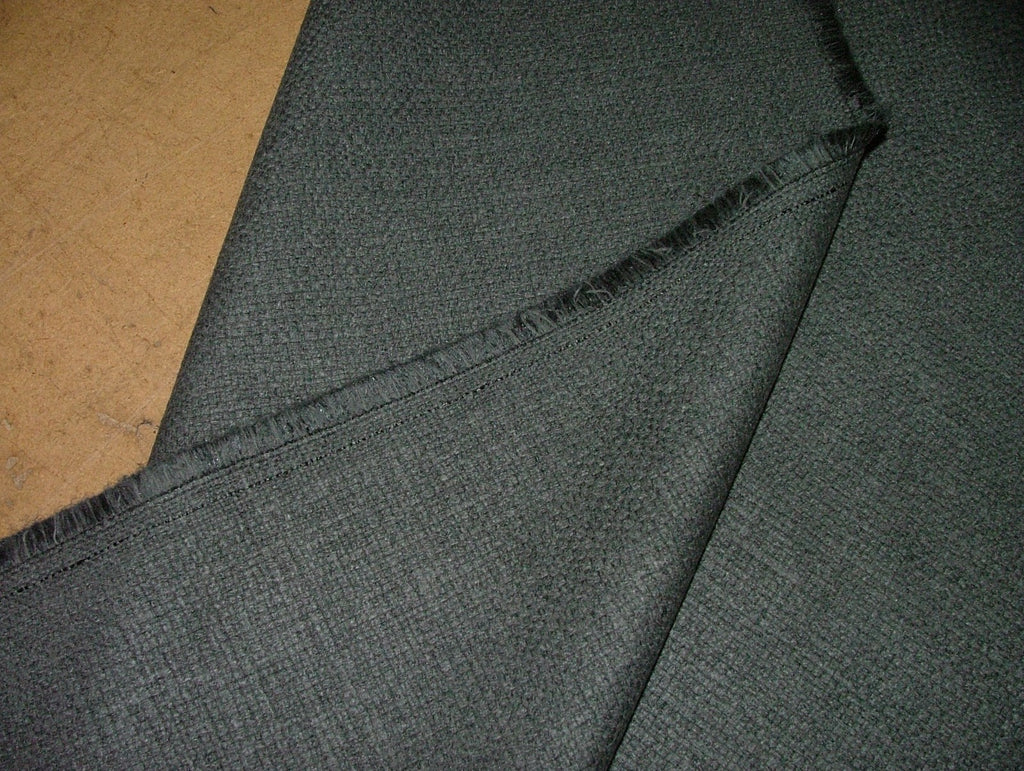 Curtain Upholstery Fabric Slate Grey Ravello Woven Jacquard  14 Metre Roll5