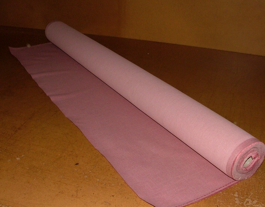 15 Metres Vintage Pink Flame Retardant Jacquard Fabric - Upholstery Cushion Use