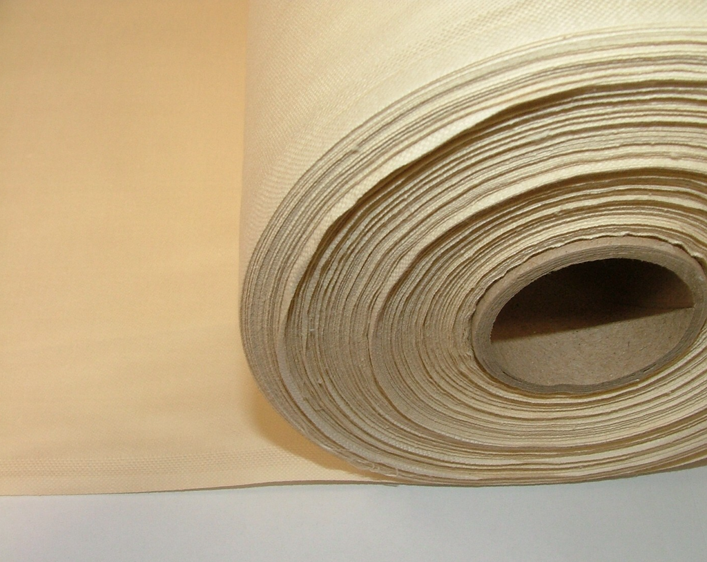 50 Metres Cream Solprufe Cotton Sateen Washable Curtain Lining Fabric2