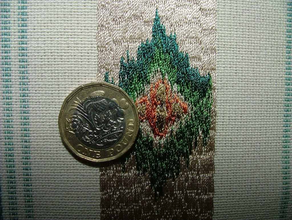 1 Metre iLiv Siris Aquarelle Woven Jacquard Curtain Upholstery Ikat Fabric18