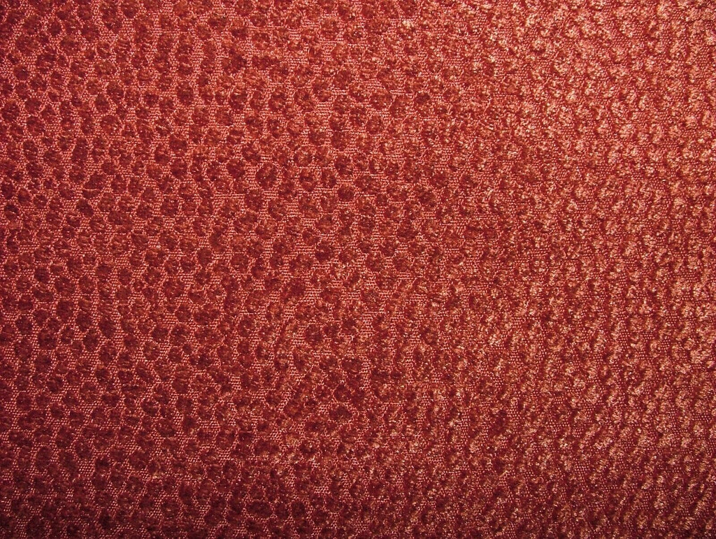 12 Metre Milan Terracotta Chenille Fabric Upholstery Cushion Curtain RRP £360.00