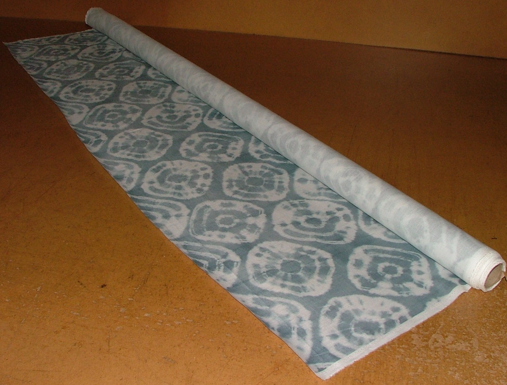 Mark Alexander Romo Fabric KALEIDOSCOPE ICEBURG Linen Curtain Use -  4 Metres2