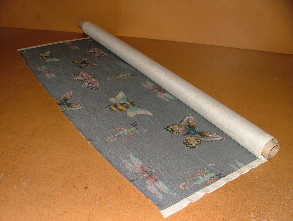 Fabric Remnants Voyage Maison Fray Storm 4 Metres Upholstery Cushion Curtain1