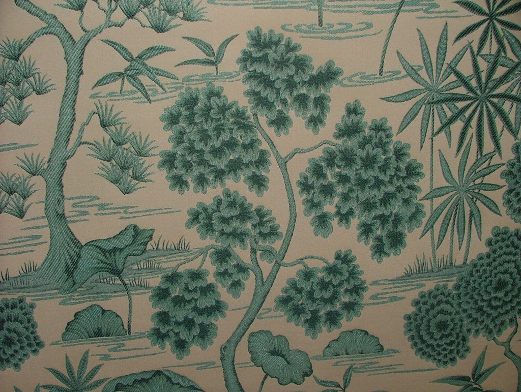 Japanese Oriental Tree Lapis Jacquard Fabric Curtain Upholstery Cushion Blind