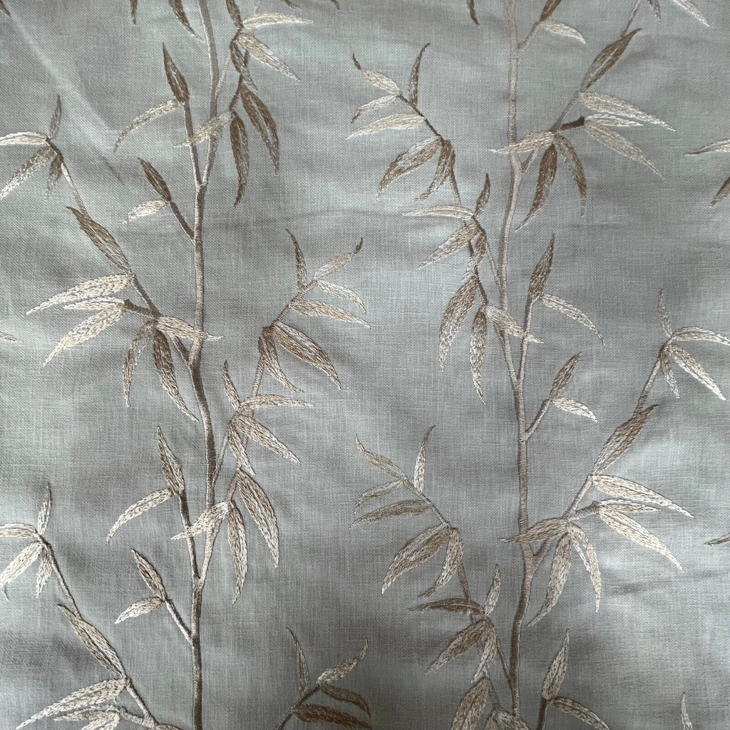 2.9 Metres iLiv Sumi Duckegg Embroidered Fabric Curtain Upholstery Cushion