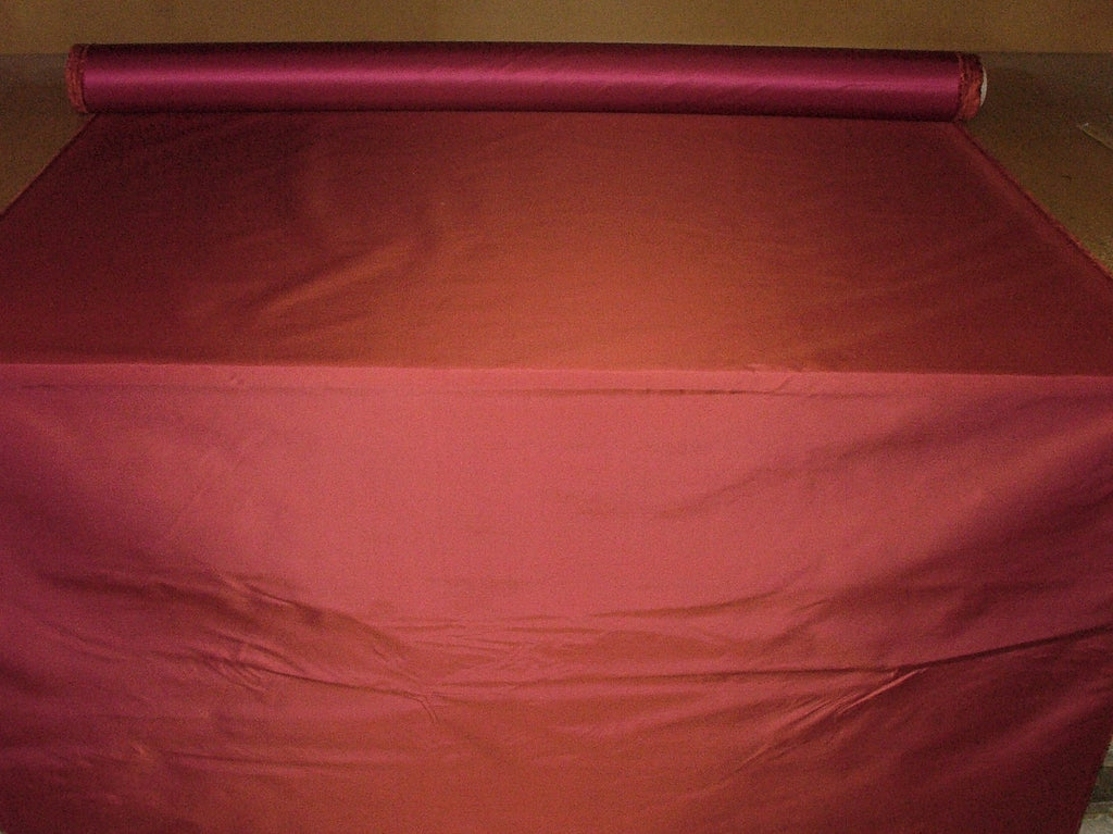 Marvic Textiles Silk Fabric RITZ RED Curtain Use  RRP £3888.00    -    17 Metres2