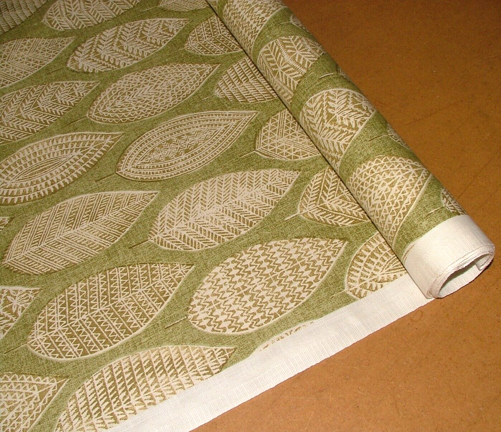 2.4 Metres iLiv Malabar Pistachio Woven Cotton Fabric Cushion Curtain Upholstery