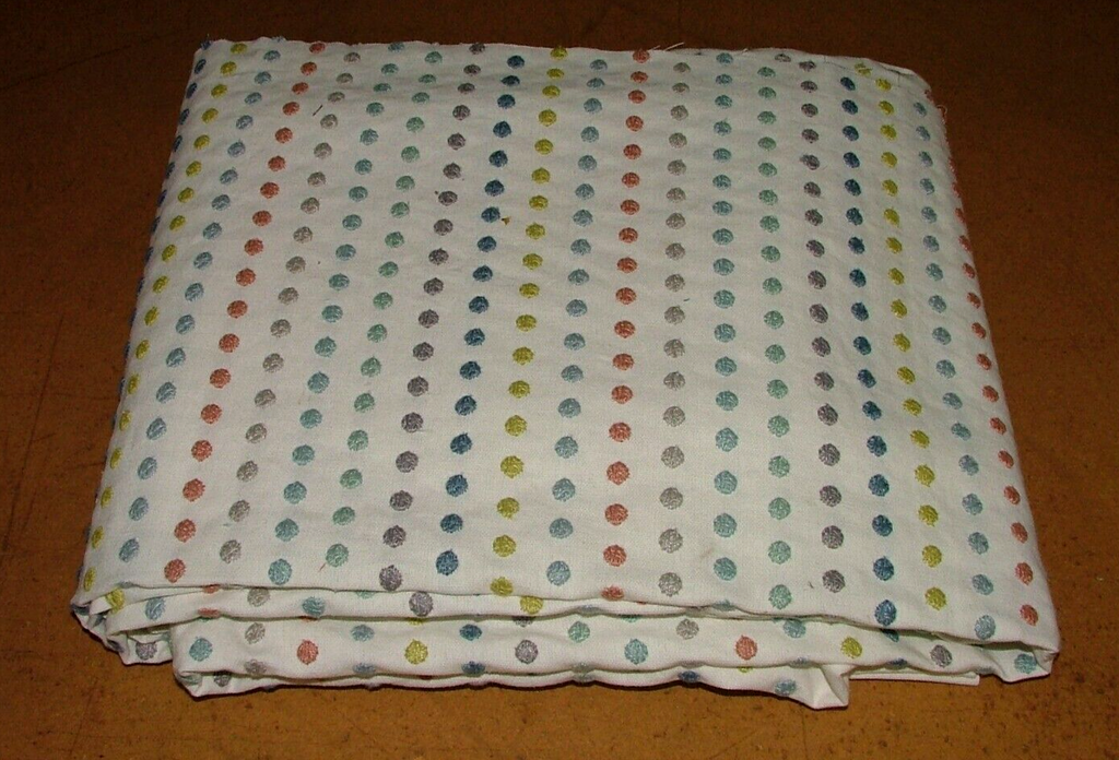 2 Metres Romo Dotty Embroidery Sorbet Fabric Upholstery Cushion RRP £254.00