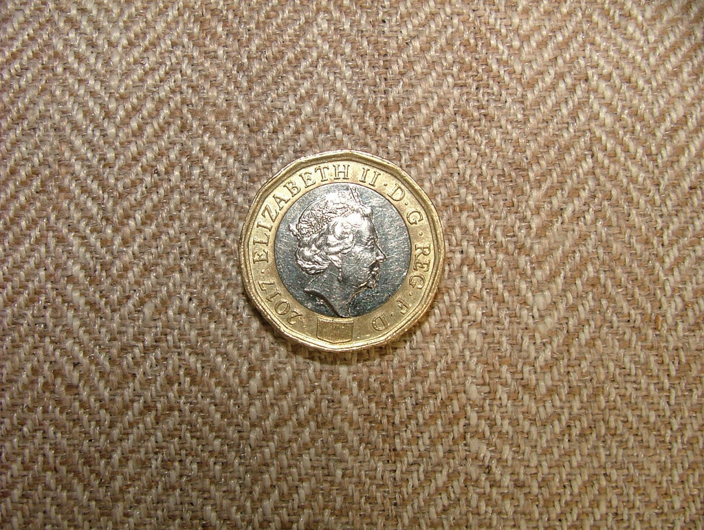 2.2 Metres iLiv Jacob Natural Herringbone Fabric Upholstery Cushion Curtain6