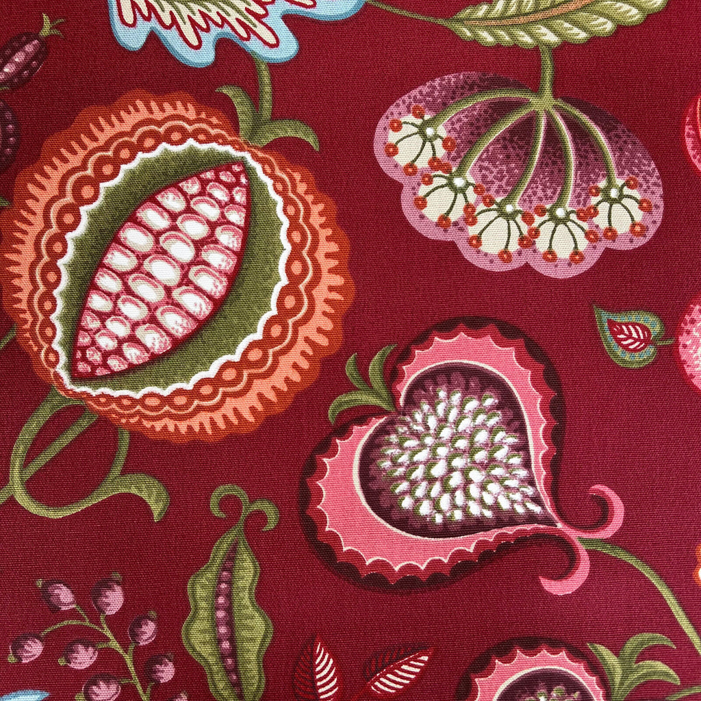 3.7 Metres iLiv Harvest Ruby 100% Cotton Fabric Curtain Roman Blinds Upholstery