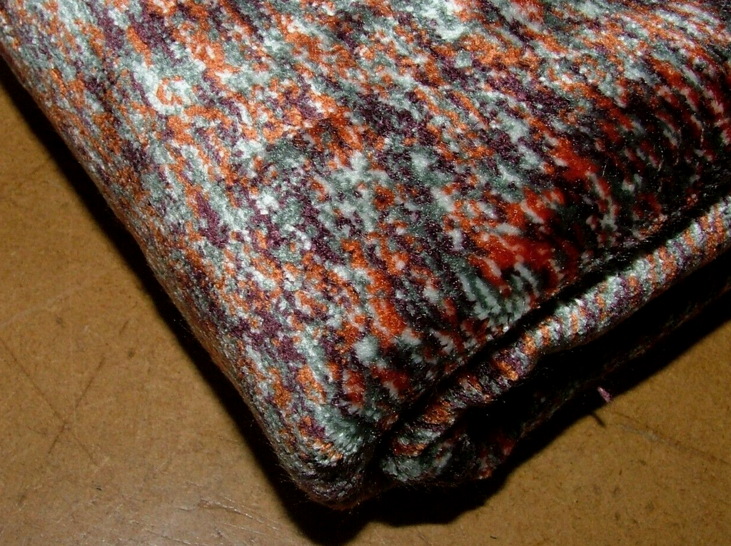 12 Metre Romo Brody Sundown Velvet Fabric Upholstery Cushion Use RRP £74.50