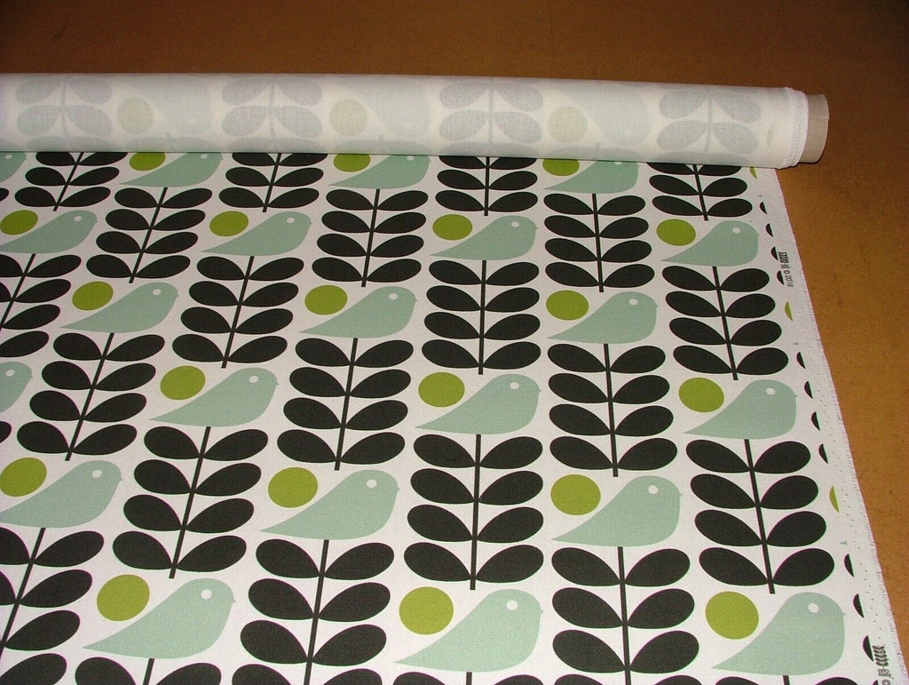 Orla Kiely Early Bird Granite Curtain Upholstery Cushion Bag Making Fabric