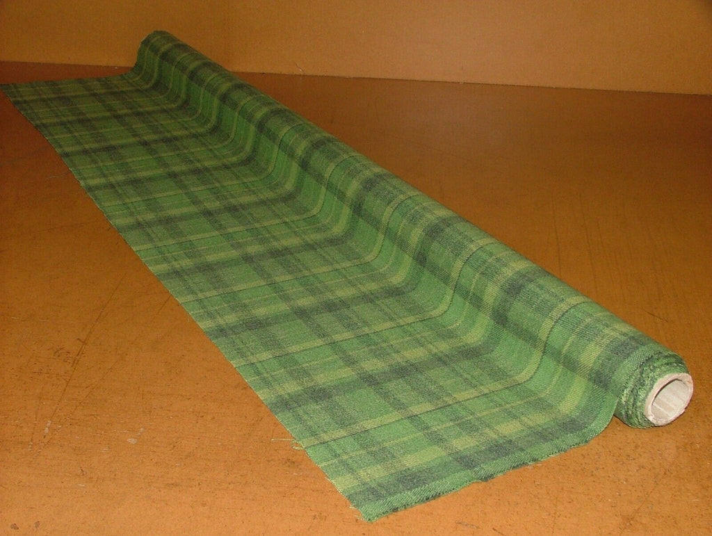 Hunter Highland Wool Blend Tartan Check Upholstery Grade Curtain Cushion Fabric