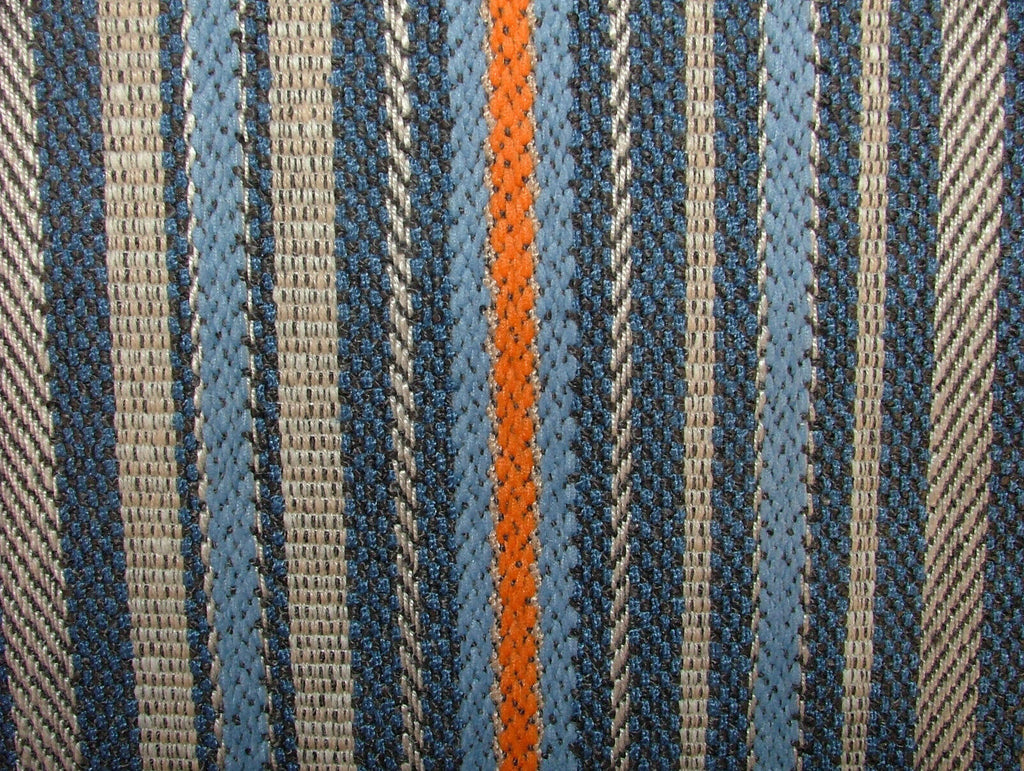 0.8 Metre Hendrix Batik Thick Woven Stripe Curtain Upholstery Cushion Fabric