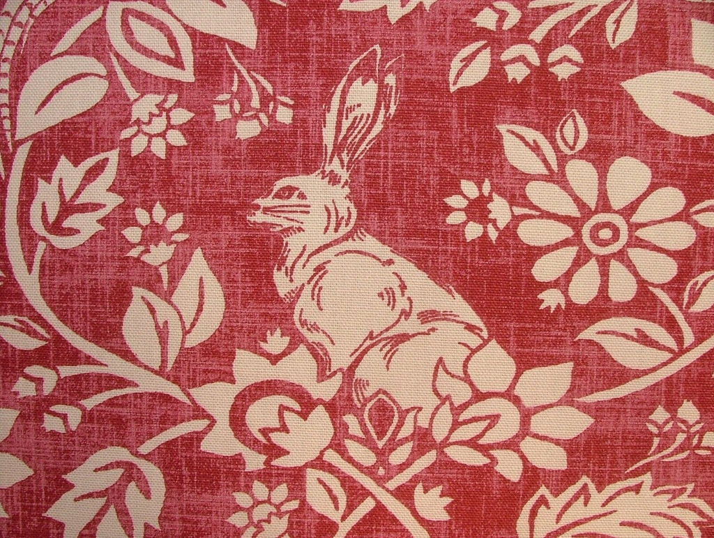 3.4 Metres iLiv Heathland Rouge Woven Cotton Fabric Cushion Curtain Upholstery