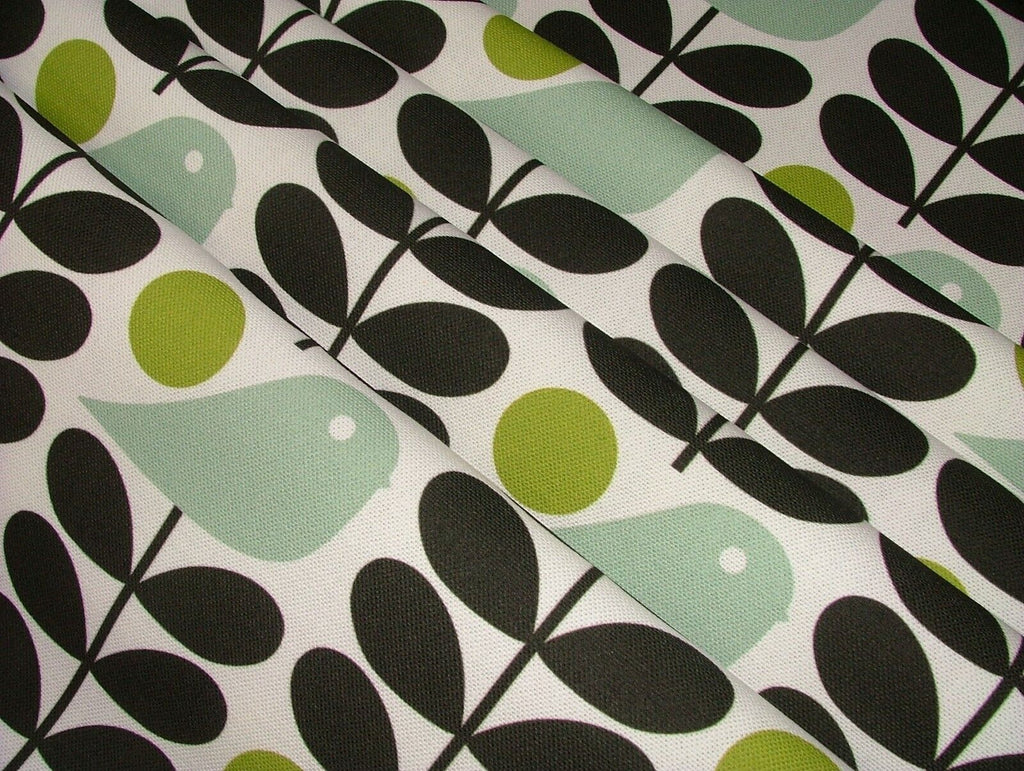 Orla Kiely Early Bird Granite Curtain Upholstery Cushion Bag Making Fabric