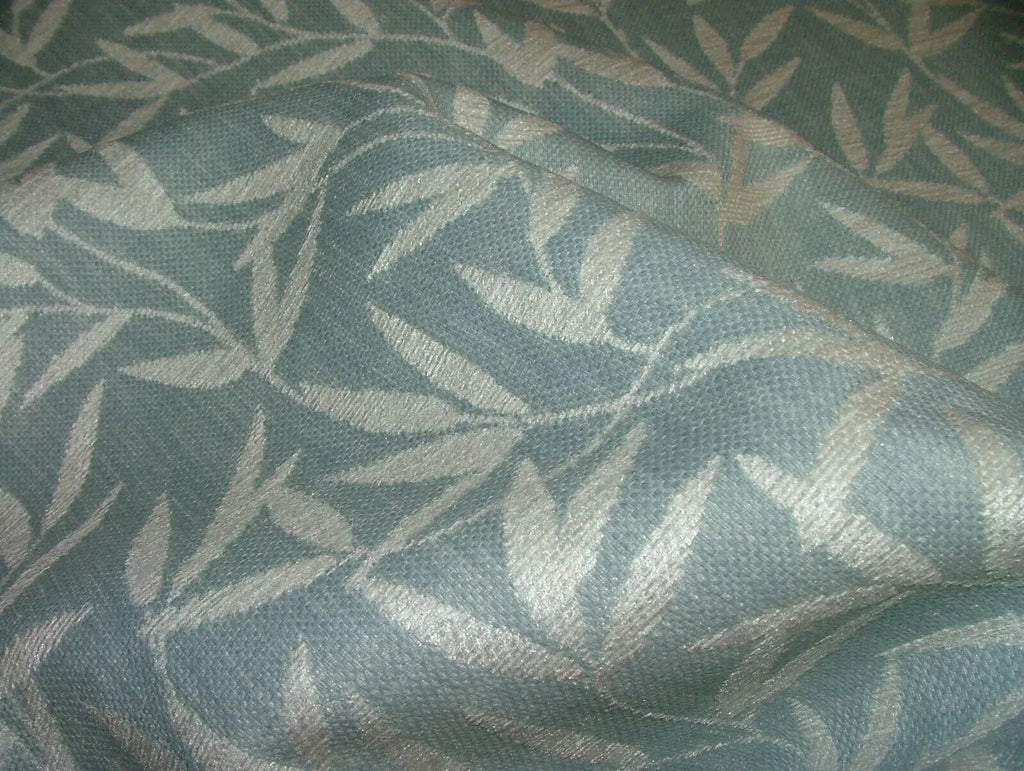14 Metres Laura Ashley Willow Leaf Chenille Sea Spray Fabric Curtain Upholstery9