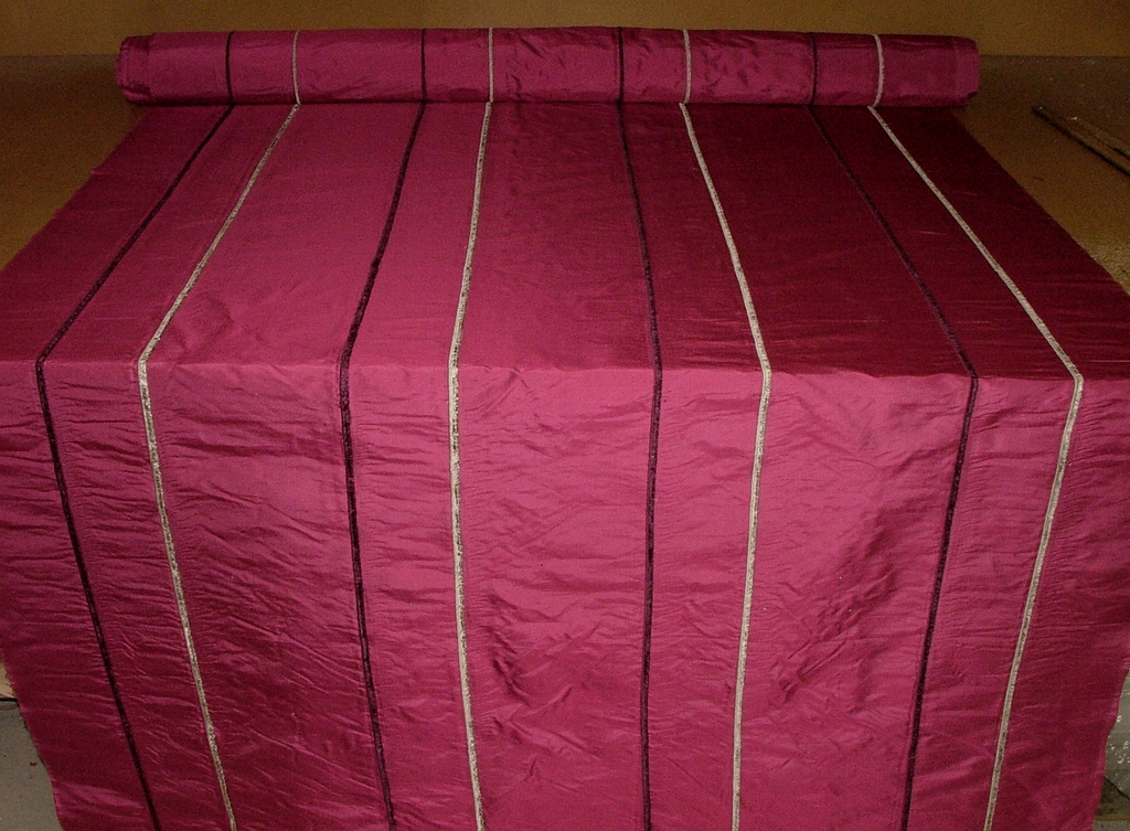 Romo Silk Curtain Fabric Azalea Soft Furnishing RRP £2600.00 - 26 Metre Roll0