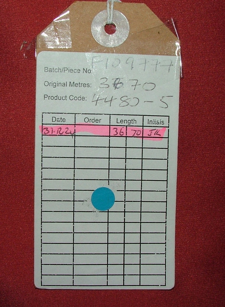 Marvic Textiles Silk Fabric RITZ RED Curtain Use  RRP £3888.00    -    17 Metres6