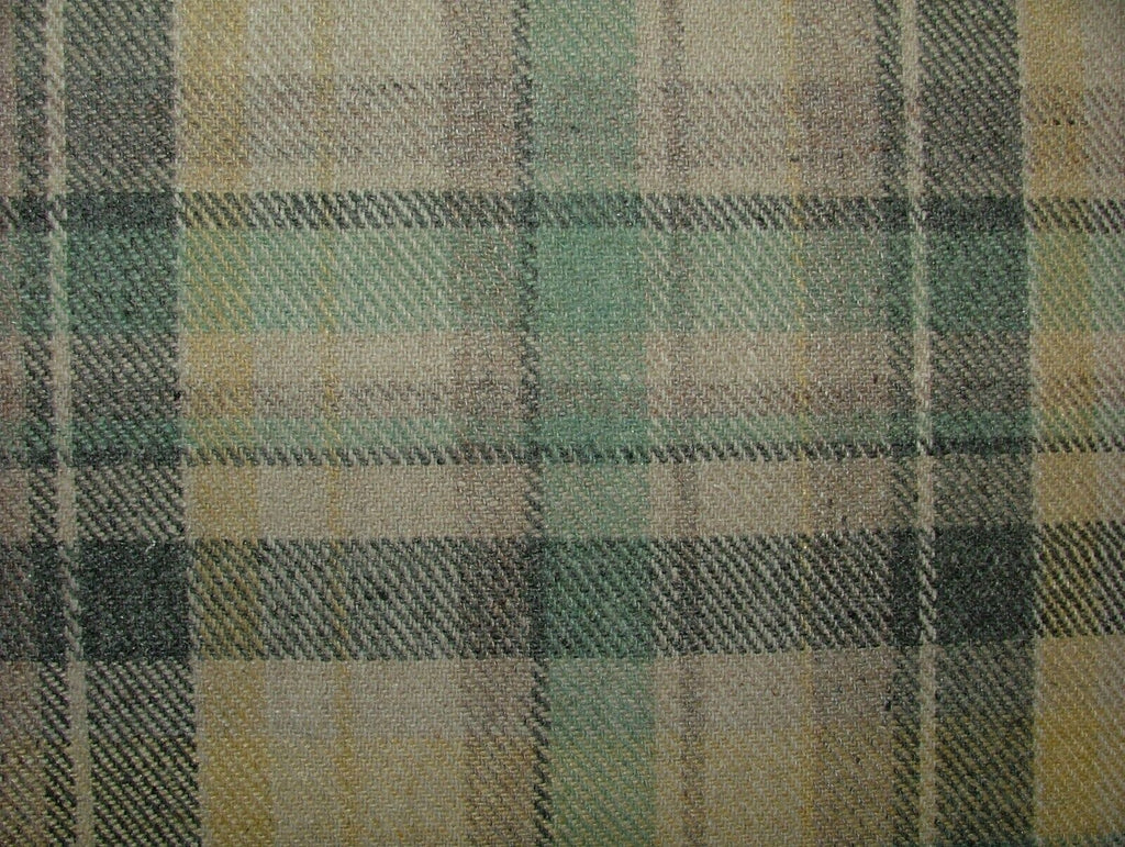 Glacier Highland Wool Blend Tartan Check Upholstery Grade Curtain Cushion Fabric