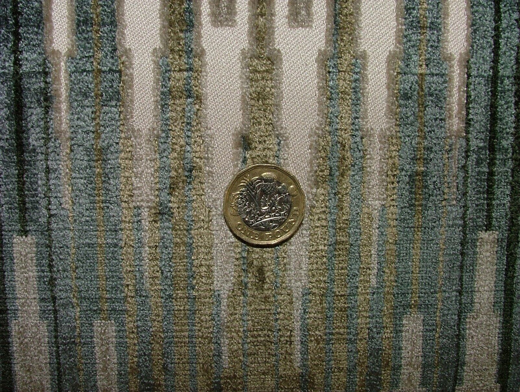 3.2m Romo Quintero Gunmetal Velvet Fabric Upholstery Cushion Curtain RRP £502.40