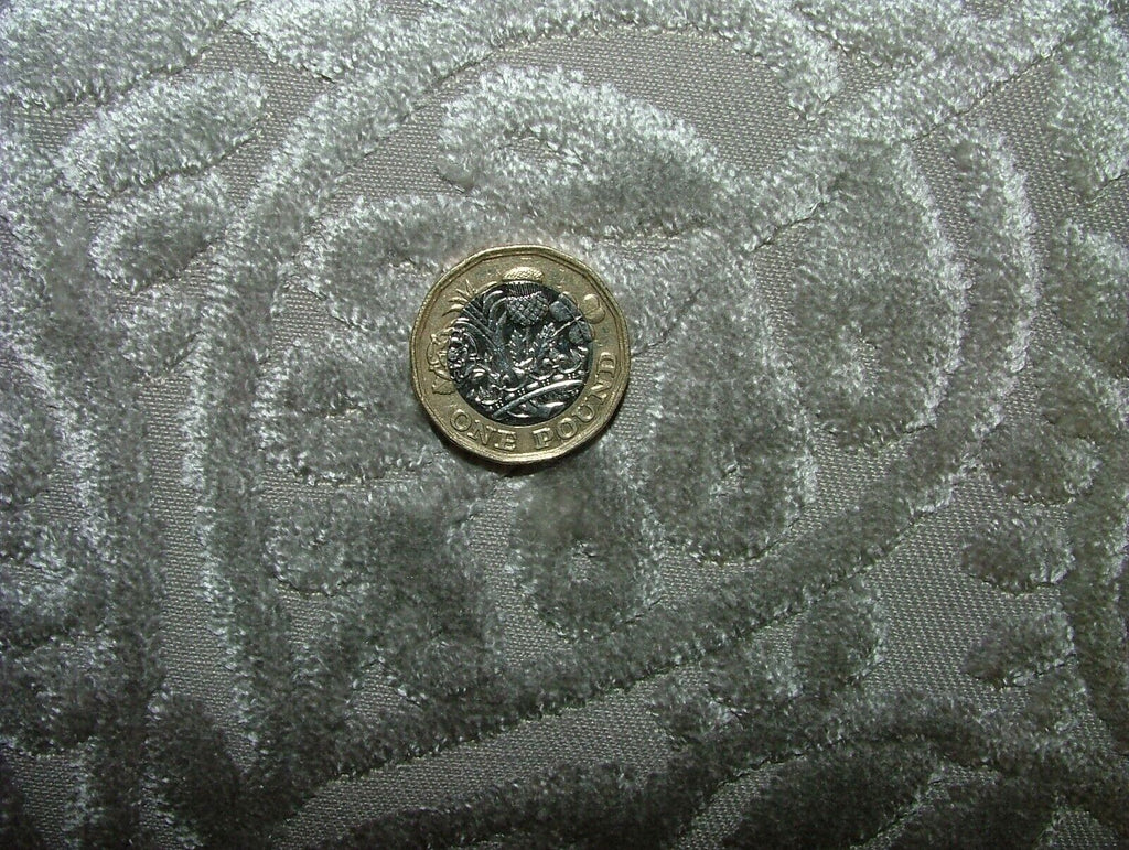 17 Metre Aubrey Granite  Luxurious Pile Velvet Fabric Curtain Cushion Upholstery