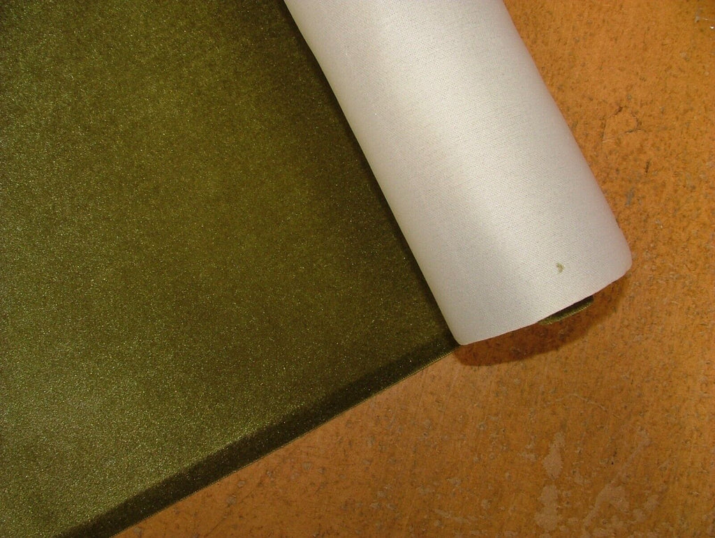 2.2 Metre iLiv Camina Moss Green Velvet Fabric Cushion Curtain Upholstery